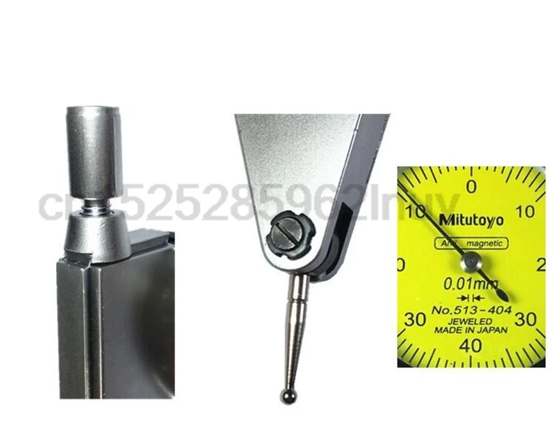ميتوتويو CNC ميكرومتر 513-404 التناظرية رافعة مؤشر الاتصال دقة الاتصال 0.01 المدى 0-0.8 مللي متر القطر 38 32 مللي متر أداة قياس