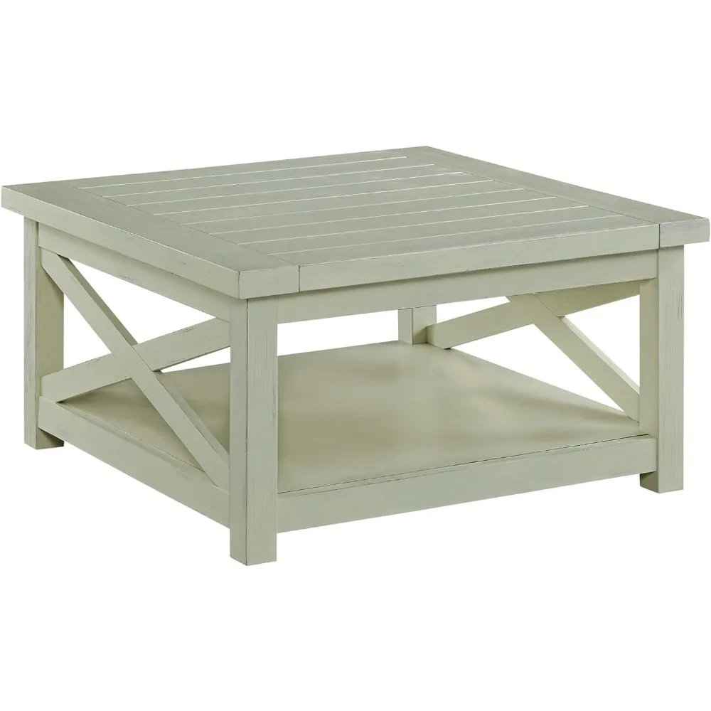 

Seaside Lodge White Coffee Table By Home Styles Bed Side Table Living Room Furniture End of Tables Basses Mesa Lateral Coffe Set