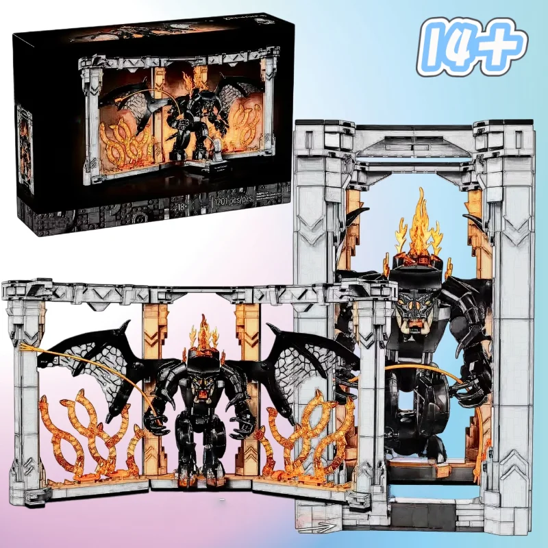 

Конструктор MOC-10367 «Балроги: Книжный уголок», креативные строительные блоки, декор для дома, игрушки, подарки на день рождения для детей