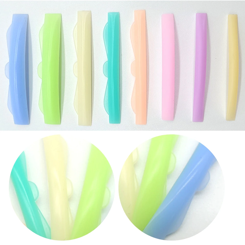 Coussinets en Silicone, 3/5/8 paires, accessoires d'extension de cils, outil applicateur, recourbe-cils, stratification