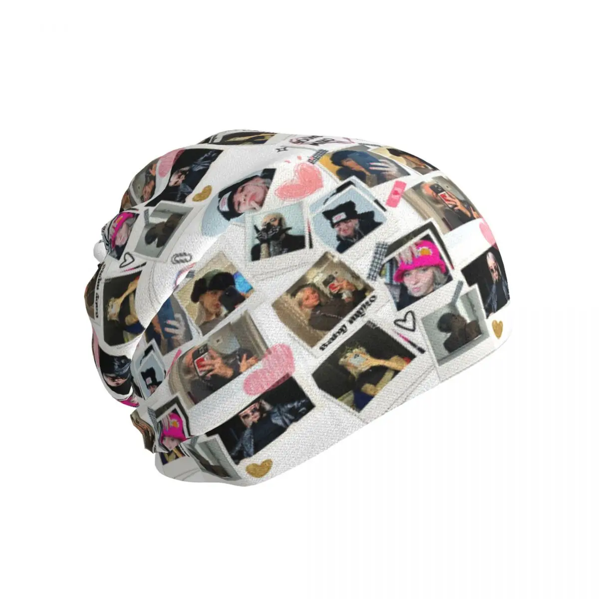 Collage Of Young Miko Bandana Neck Gaiter Printed Mask Scarf Warm Headband For Men Women Adult Windproof