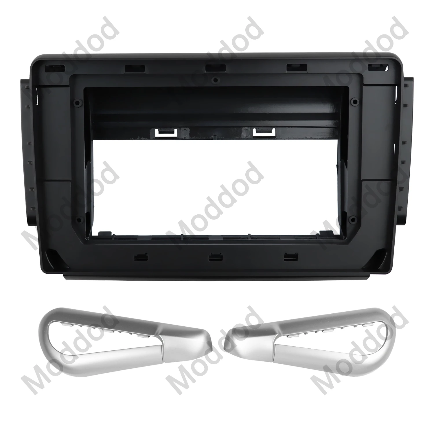 Double 2 Din Fascia Fit For PEUGEOT 2008 2014+ Dash Refitting Installation Trim Kit  Audio Stereo Panel 10.1Inch Frame