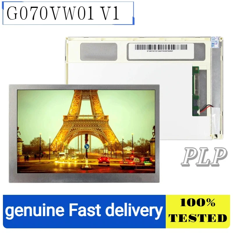 G070Vw01 V1 Lcd Screen, G070Vw01 V0 7inch Original Genuine Product with a Resolution of 1024X600