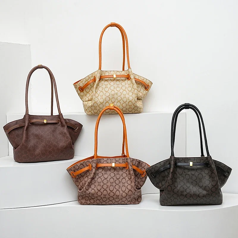 

Элегантная женская кожаная сумка через плечо Сумка-мессенджер Роскошный известный дизайнерский классический стиль