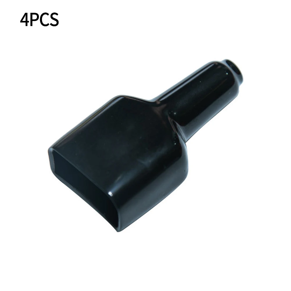 4PCS Plug Cover Waterproof 50A For Anderson Plug Connector Dustproof Cable Jacket Black Cable Connectors