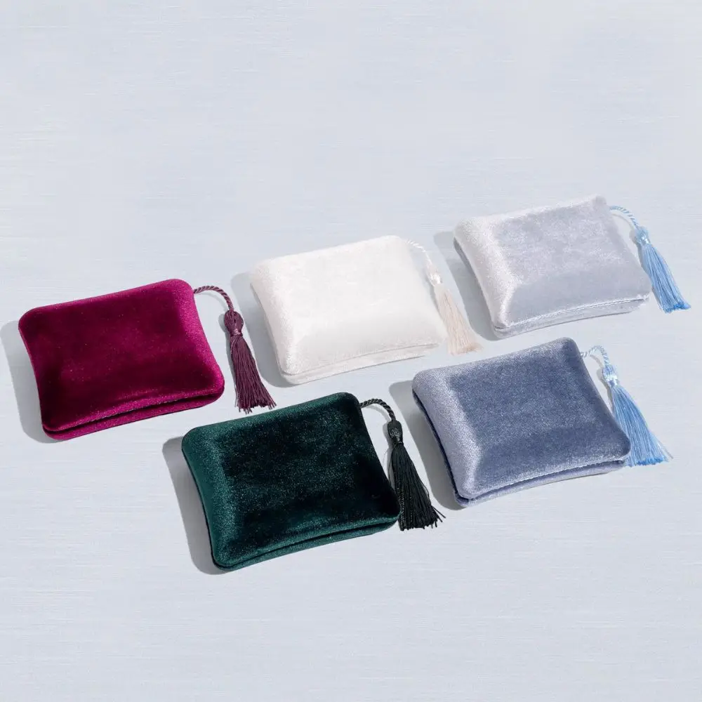 

Tassels Jewelry Packing Bag Bracelet Earrings Large Capacity Velvet Jewelry Holder Rings Necklace Organizer