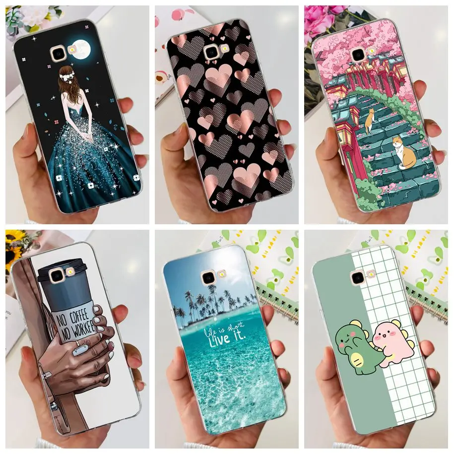 For Samsung Galaxy J4 J4+ 2018 Case Cute Cartoon Pattern Slim Soft Silicone Back Cover For Samsung J4 Plus SM-J415F J400F Bumper