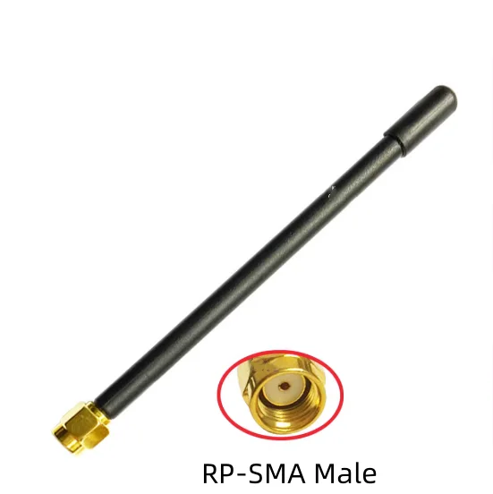 Conector macho SMA para antena modificada, cola, 10cm, 433MHz