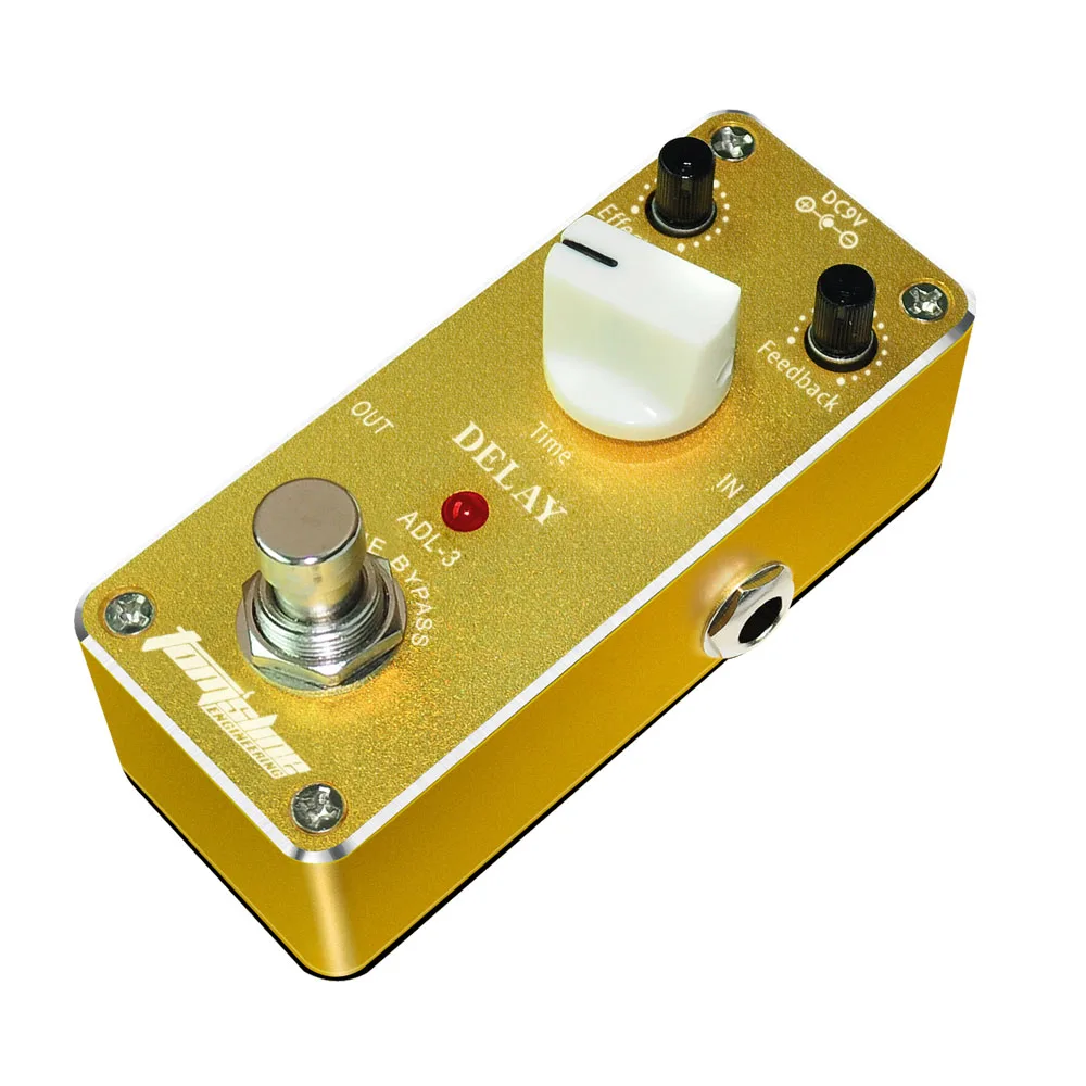 AROMA ADL-3 Guitar Effect Pedal Tom'sline Mini Delay Electric Guitar Pedal Effect True Bypass Guitar Parts & Accessories