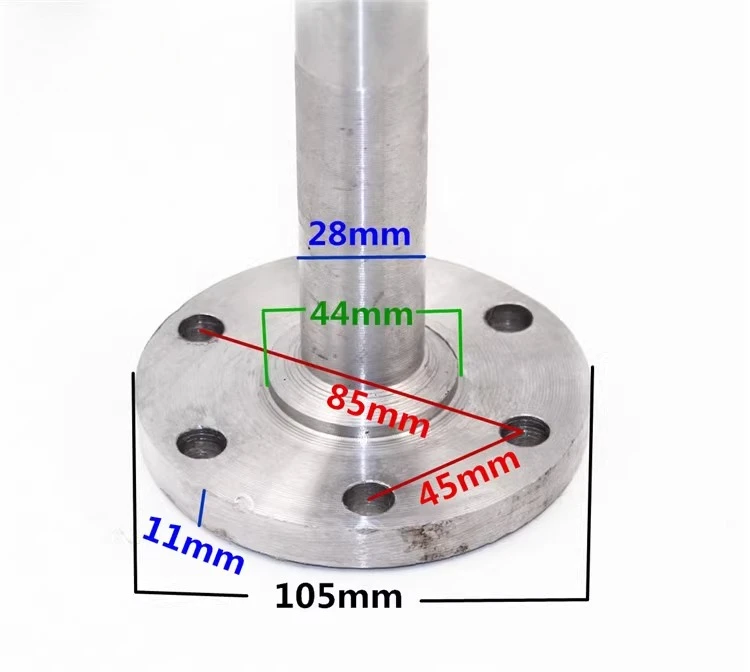 

Electric tricycle rear axle 6th 105mm full suspension rear axle 40-74cm high-strength gearbox drive shaft