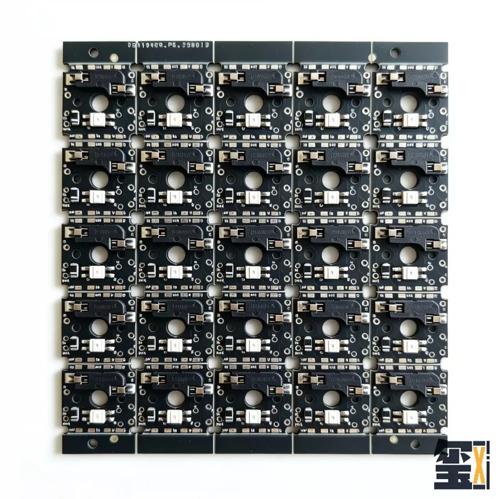 1U Axis Board DIY Keyboard PCB Small Axis Board Independent Axis Board Welded Shaft Seat and Diode RGB Keyboard Game Accessories