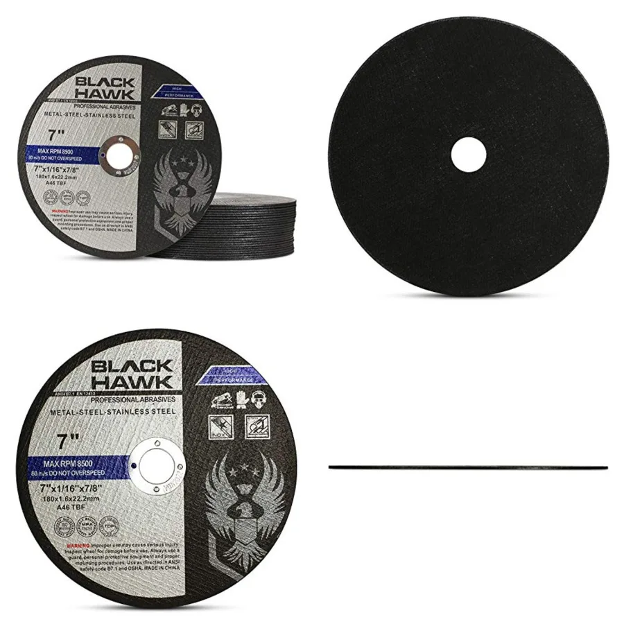 

Metal and Stainless Steel Cut Off Wheels for Angle Grinders, - 25 Pack