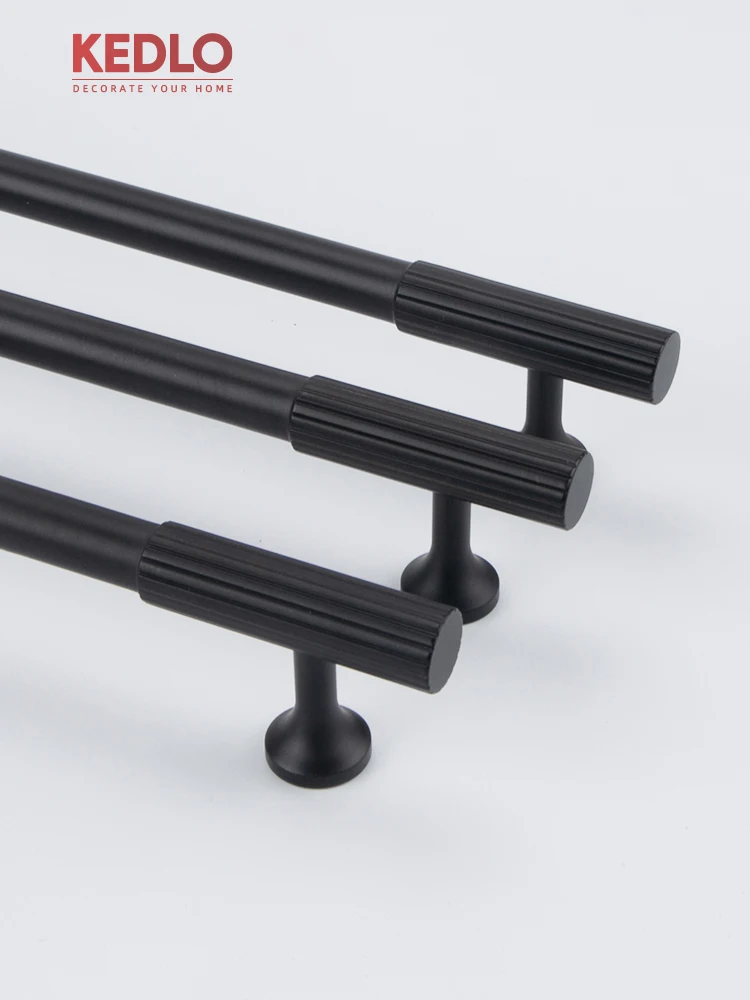 KEDLO Moderner Minimalistischer Massiver Messing-Rundknopf Küchenschrankgriff Antiker Messinggriff Schubladengriff Gebürsteter Messinggriff – Detail 7