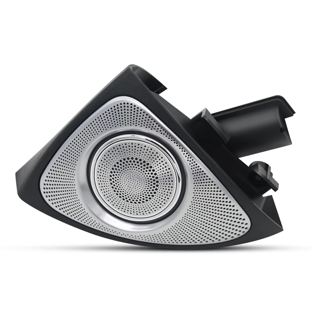 For 64-Colours 3D Rotary Treble for Mercedes Benz W205 C-Class Car LED Tweeter  With Ambient Lights