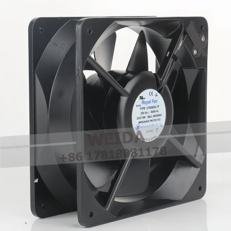 Royal Fan AC 230V 23/27.5W DC EC 16055 160X160X55MM 16CM High temperature resistant all-metal UT626DG-TP cooling fan