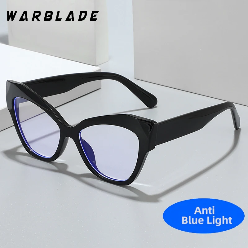 

Brand Designer Cat Eye Eyeglasses Frames For Women Fashion Luxury Anti Blue Light Computer Eye Glasses Ladies Optical Eyewear