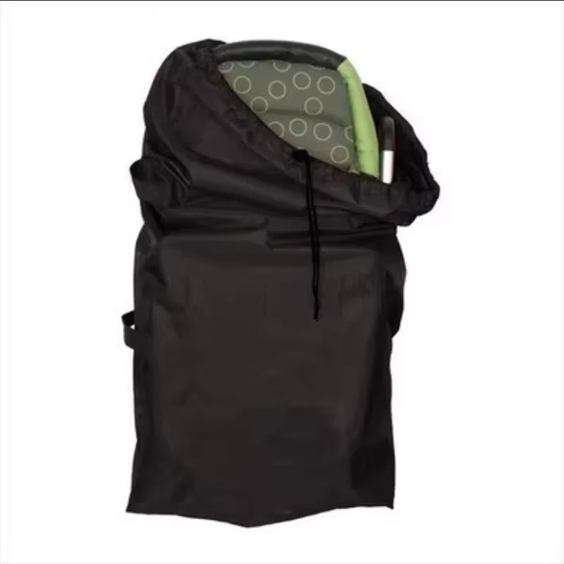 간단한 단색 유모차 보관 가방 여행용 휴대용 유모차 보관 커버 어린이 유모차 보호 가방