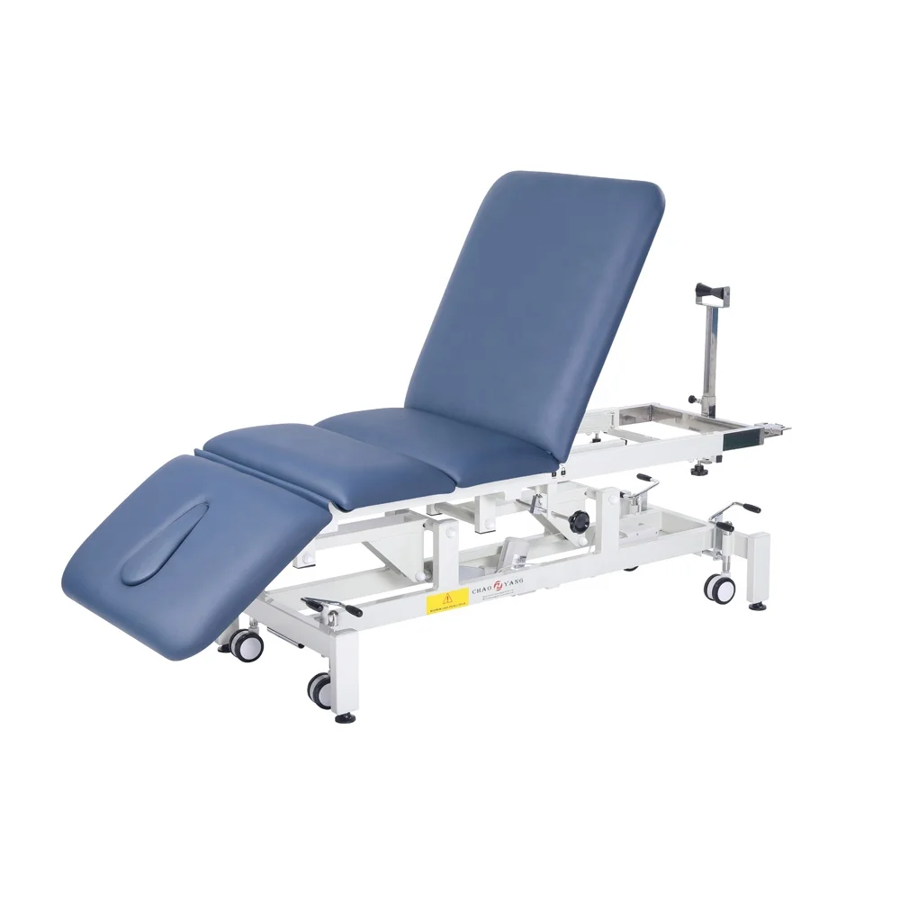 Economic Luxurious Electric Traction Chiropractic Table Hi Low Physiotherapy Traction Bed For Lumbar Vertebra For Hospital Use