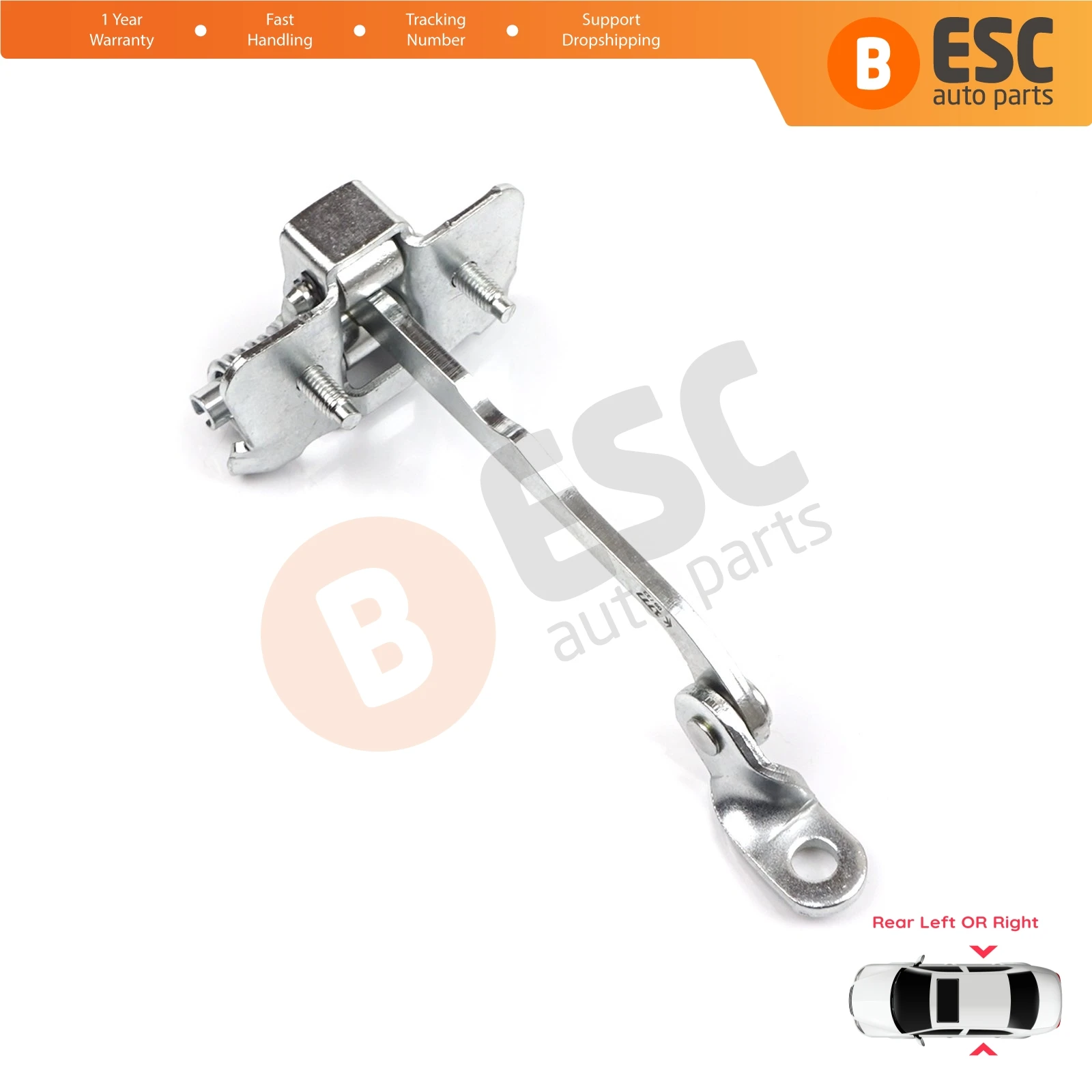 EDP1264 Rear Left or Right Door Catch Hinge Brake Stop Check Strap Limiter 7700828428 for Renault Megane MK1 1996-2003