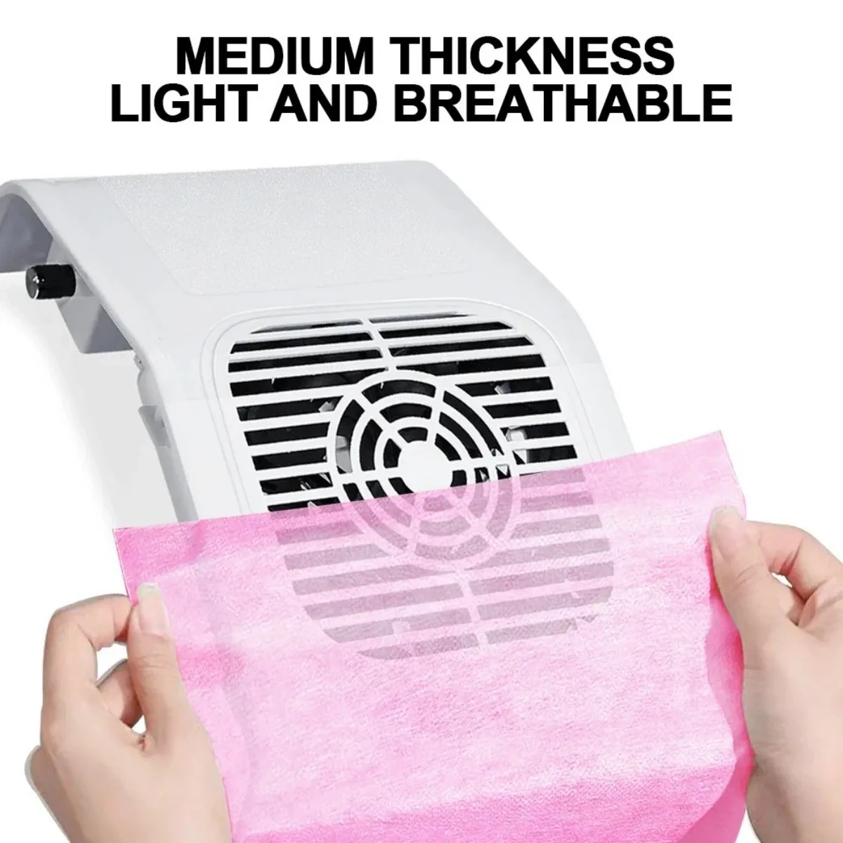 100Pcs/Bag Nail Art Vacuum Dust Collector Non-Woven Filter Cotton Paper Manicure Dust Filter Paper for Nails Vacuum Cleaner image 5