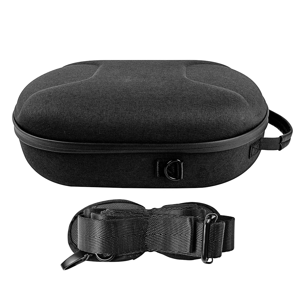 EVA กระเป๋าสะพายไหล่กระเป๋าเก็บของกันน้ำแบบพกพาปรับ Tali bahu ได้กันกระแทกกันรอยขีดข่วนสำหรับ meta Quest 3แว่น VR