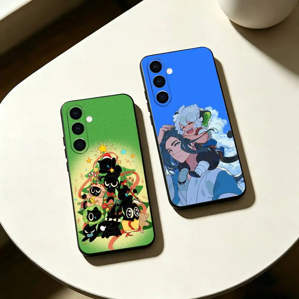 T-The Legend of Luo Xiaohei comic Phone Case For Samsung Galaxy A73,A72,A71,A70,A53,A52,A51,Others Soft Black Cover
