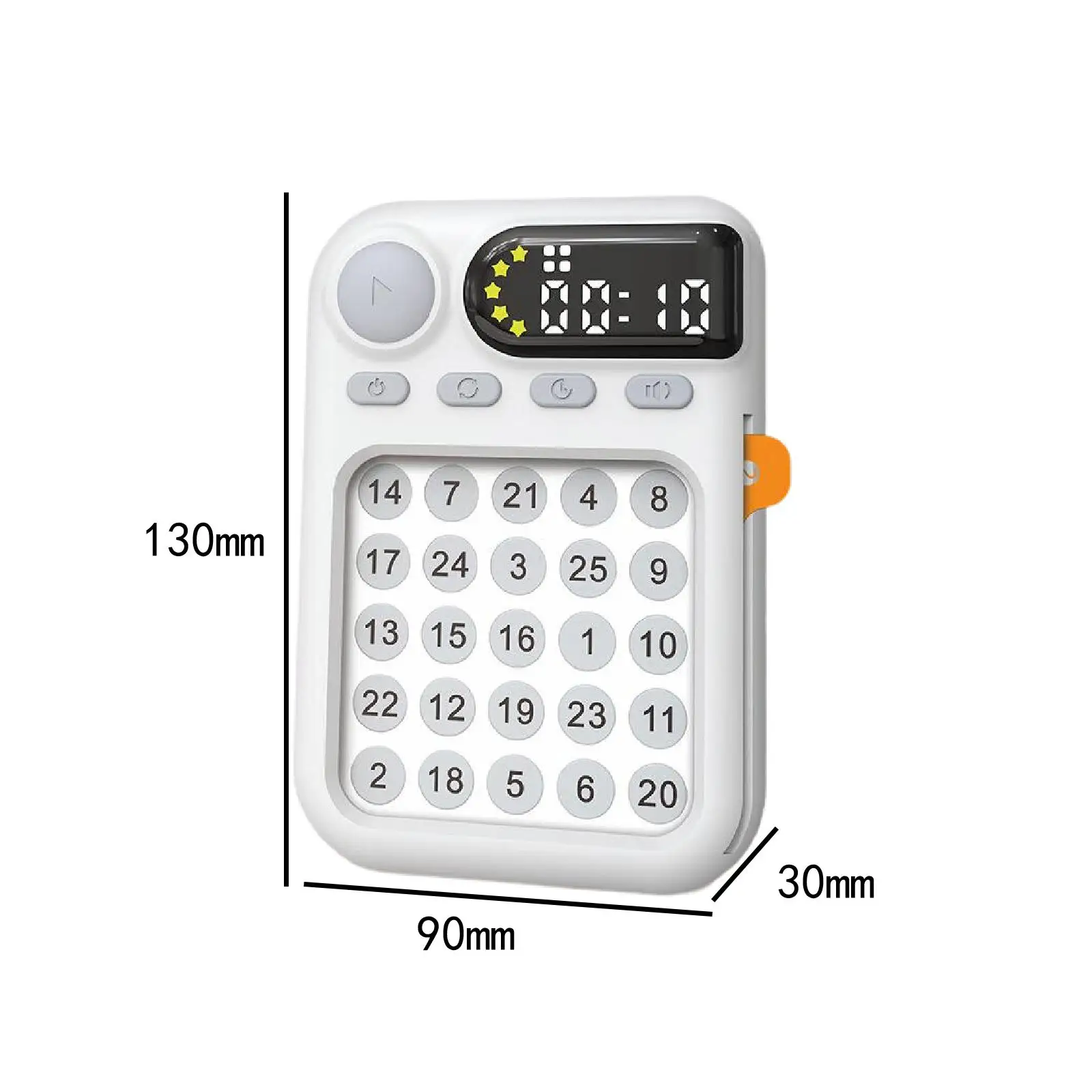 Handheld Memory Game Arithmetic Trainer Schulte Grid Focus Training Toy