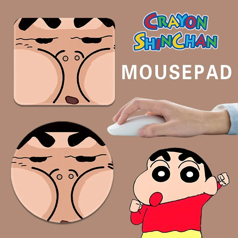 

Funny Crayon Shinchan Mouse Pad Keyboard Desk Mat Cute Anime Mousepad Gaming Accessories Small Gamers Decor Gamer PC Mausepad