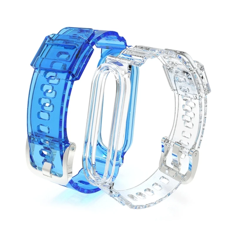 샤오미 미 밴드 8 용 투명 팔찌, 스포츠 손목 스마트 워치 스트랩, 직송