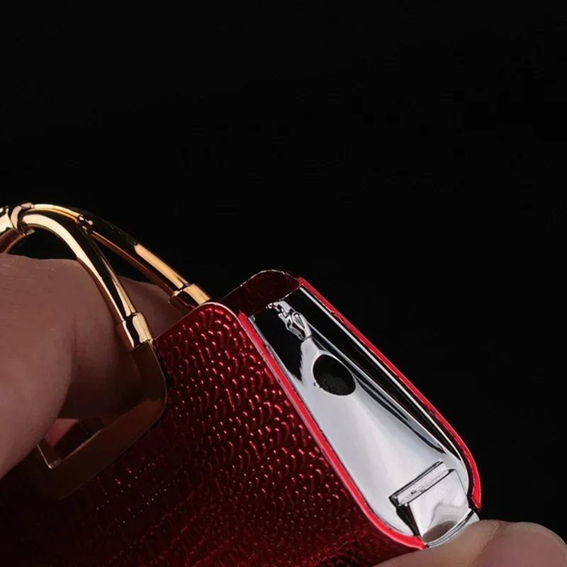 Mini Metal Creative Butane Gas Lighter For Women Personalized Outdoor Portable Windproof Lighter Cigarette Accessories