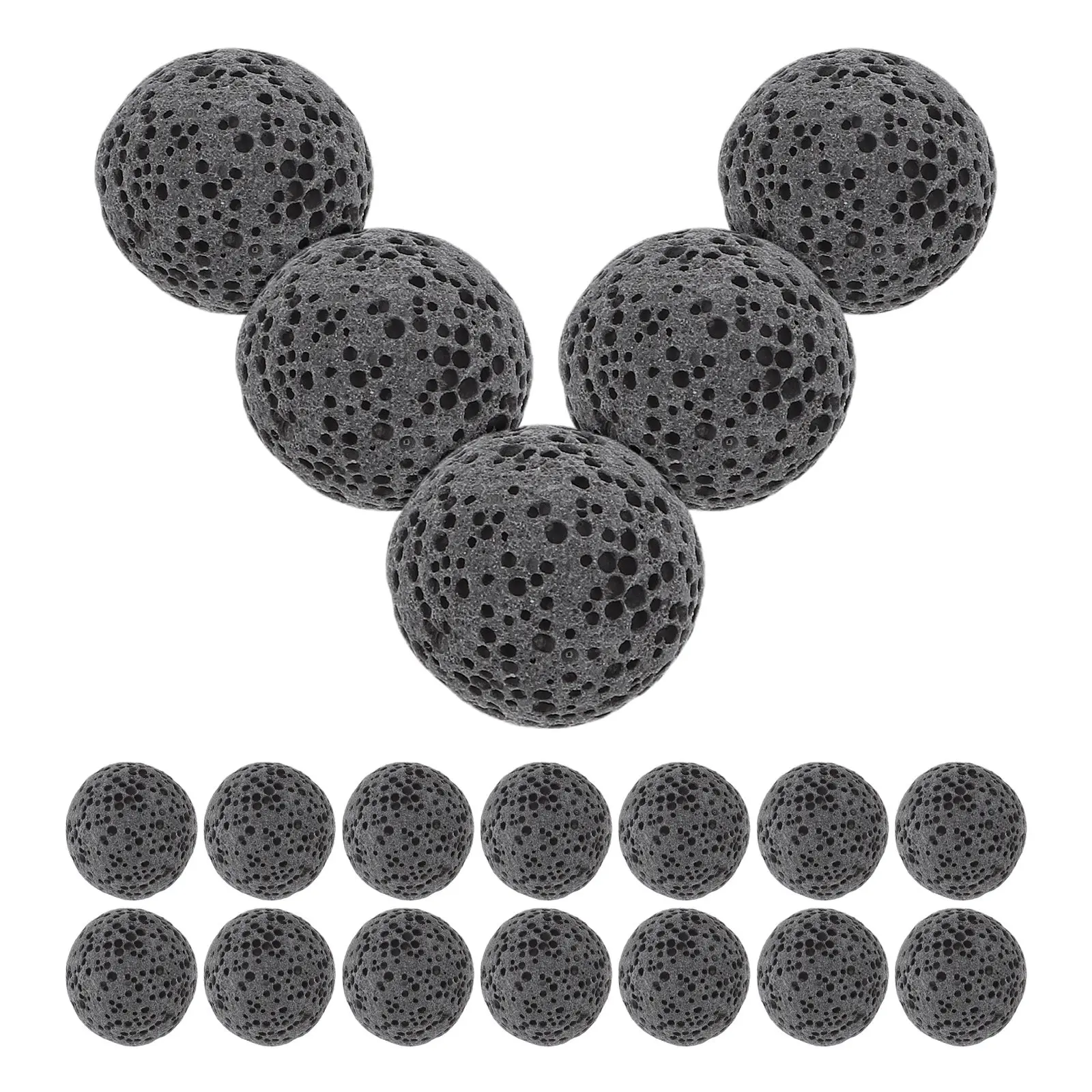16Mm Handmade Volcanic Stone Fragrance Diffuser Rocks Natural Scent Diffusing Beads for Office Bedroom Car Aromatherapy Mood