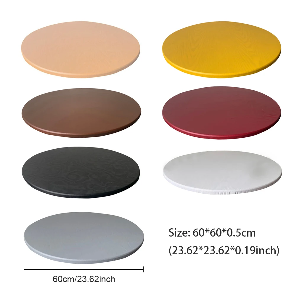 Круглая скатерть Водонепроницаемая скатерть Свадебная вечеринка Белый