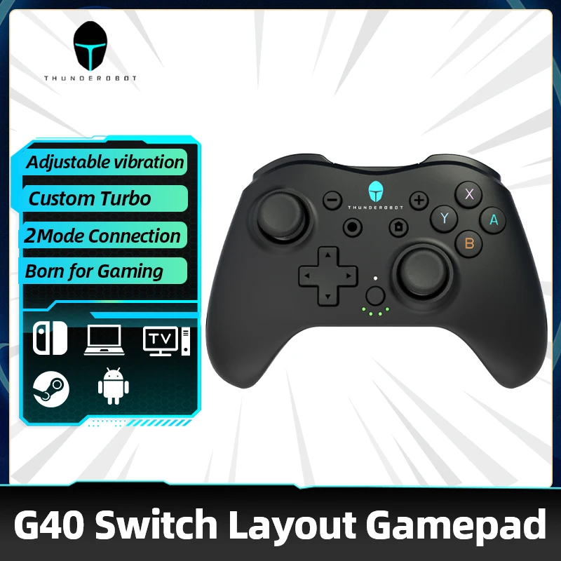 G40 Buletooth Gamepad Wireless Wired Vibration Joystick Controller for Switch Windows PC STEAM TV Game Controller Joypad