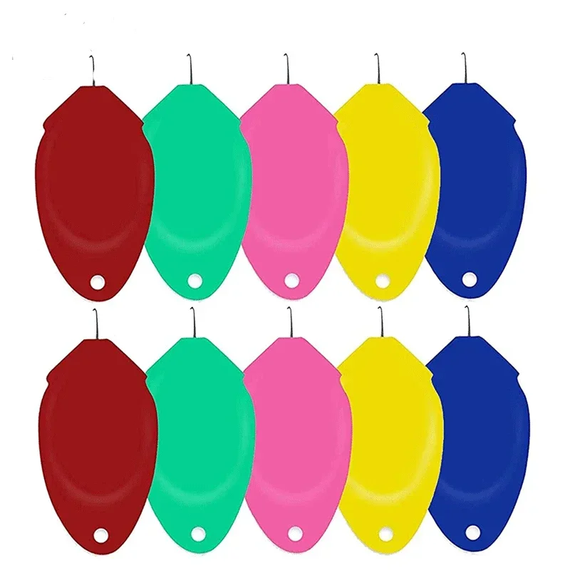 5/10pcs 재봉틀에 대 한 바늘 실꿰기 스티치 삽입 도구 바늘에 대 한 플라스틱 와이어 루프 바늘 실꿰기 바느질 도구