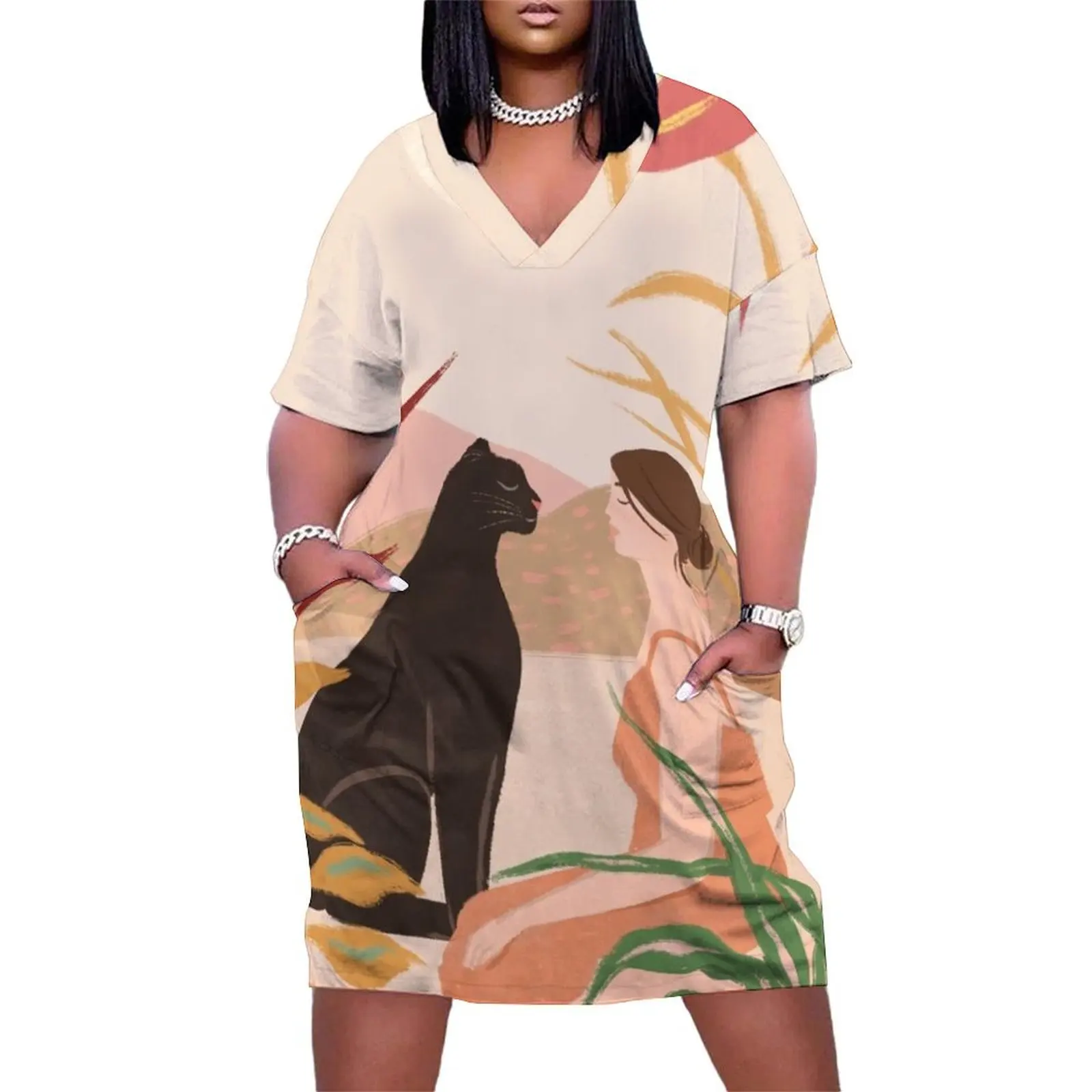 

Meditation Loose Pocket Dress wedding dresses for woman womans clothing women clothing 2025 new arrivals