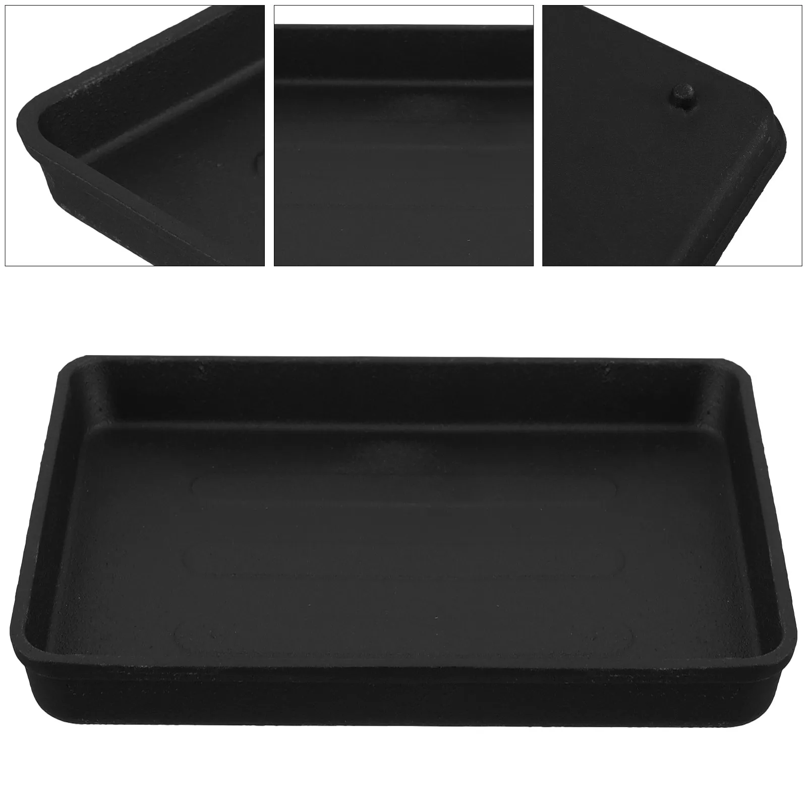 Heavy Duty Cast Iron Barbecue Grill Plate Large Cooking Surface for Steak Vegetables Chicken Fish Easy Clean Bbq Accessories view 6