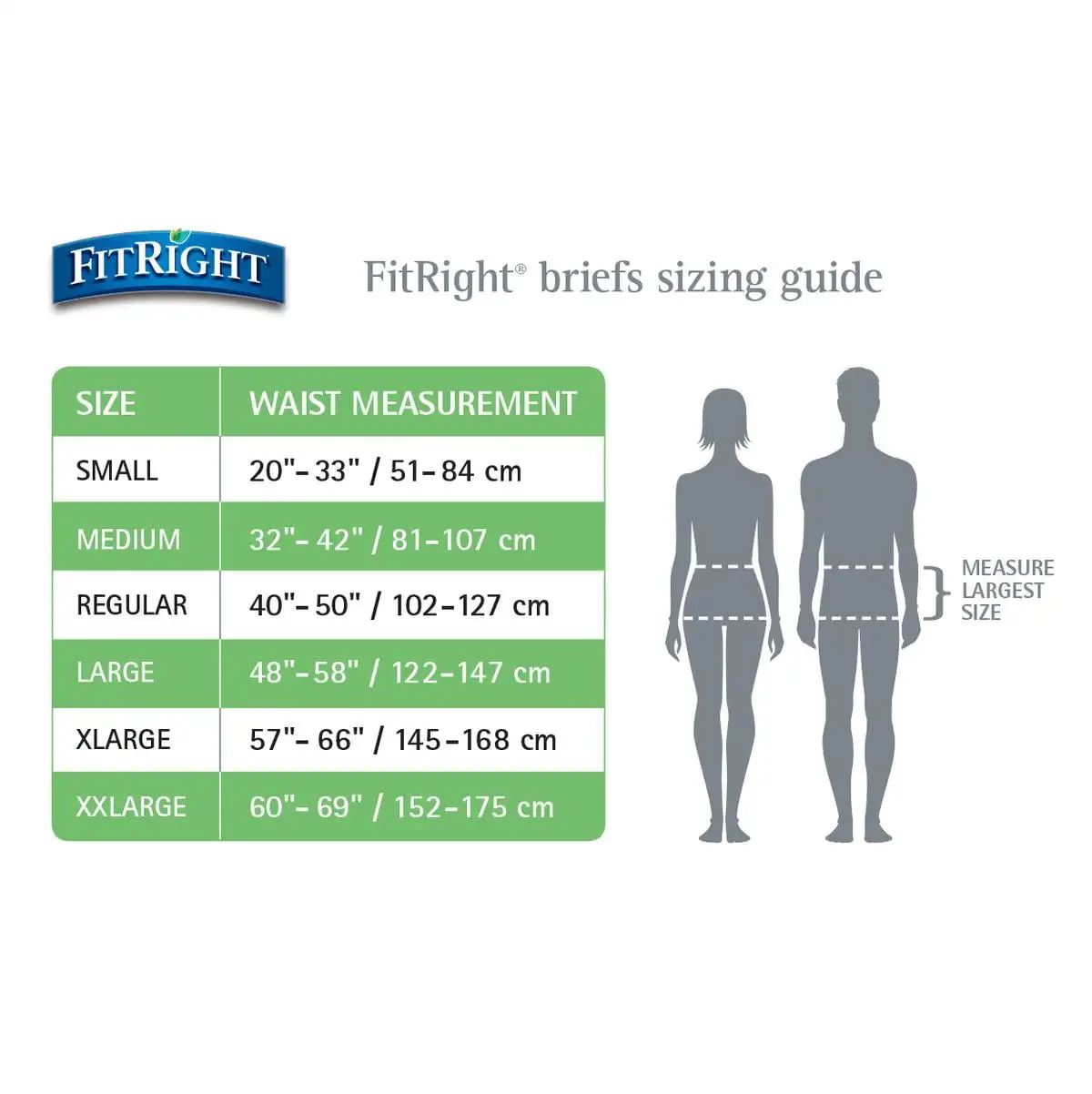 Одноразовые трусы Fitright Basic, средний 25 шт.