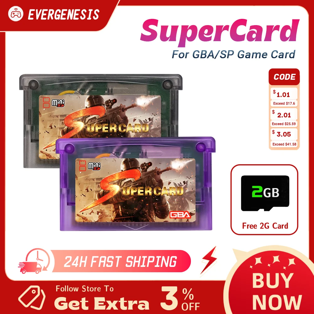 For Super Mini Card SD Adapter GBA Flash Card For SP GBM IDS NDS NDSL GBA SP Burning Card Game Accessories