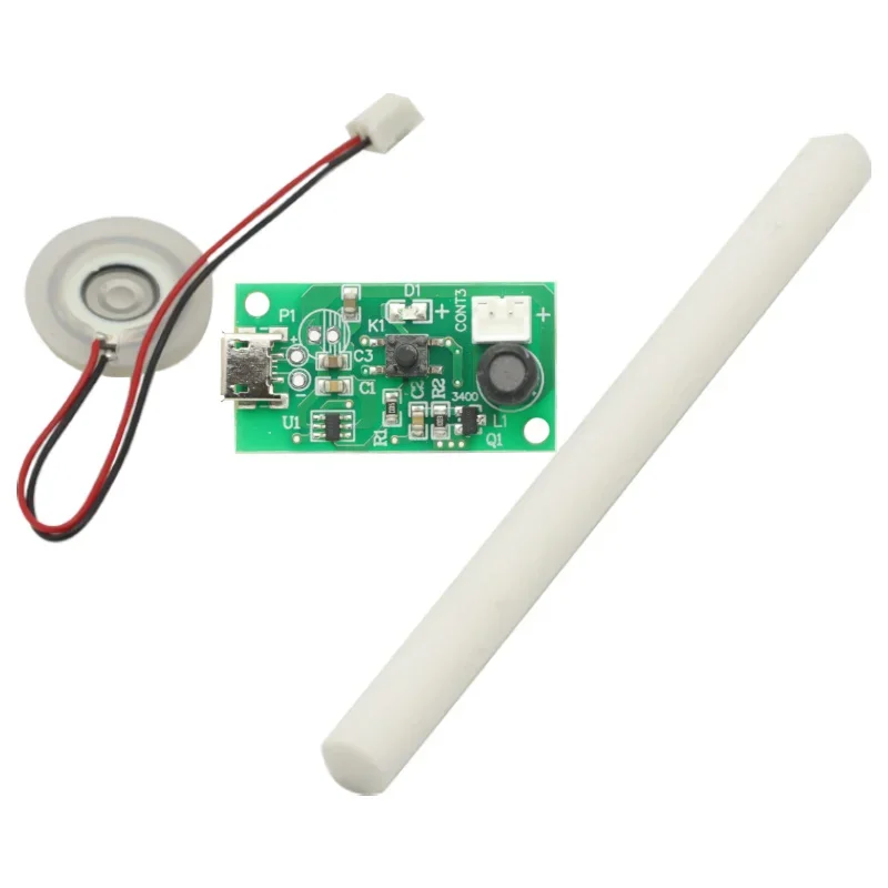 미니 USB 가습기 미스트 메이커 및 드라이버 회로 기판, 안개 분무 필름 무화기 시트, 아두이노 모듈 DIY용