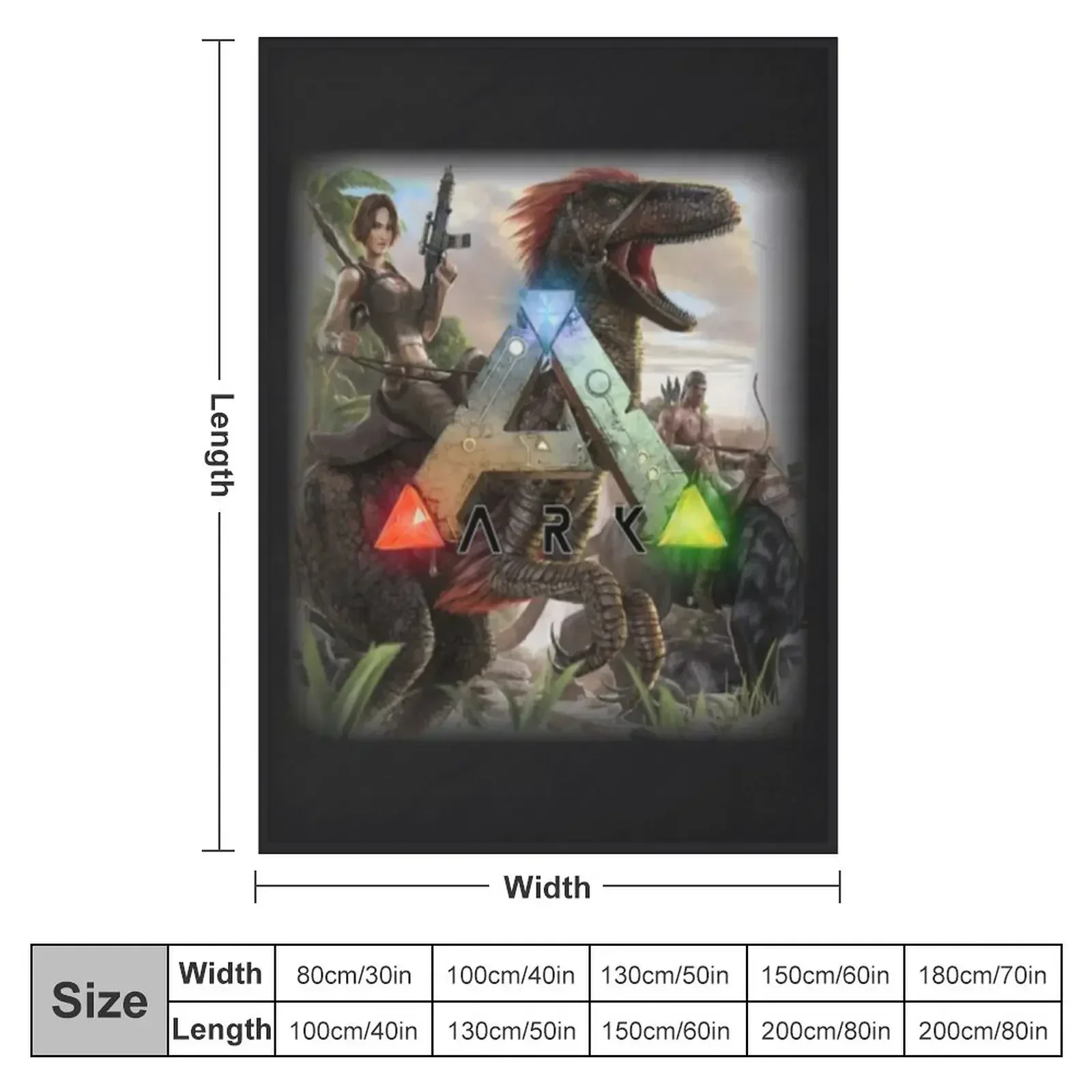 ark survival,game Throw Blanket Personalized Gift Flannels Cute Stuffeds Blankets For Baby Summer Blankets