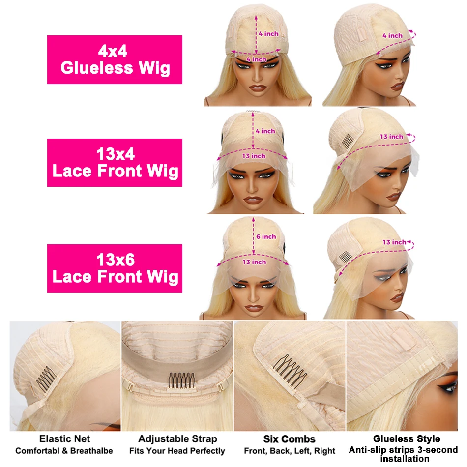 613 Honey Blonde Body Wave 13x6 Lace Frontal Wigs 13x4 Hd Transparent Brazilian Colored Lace Front Human Hair Wigs for Women