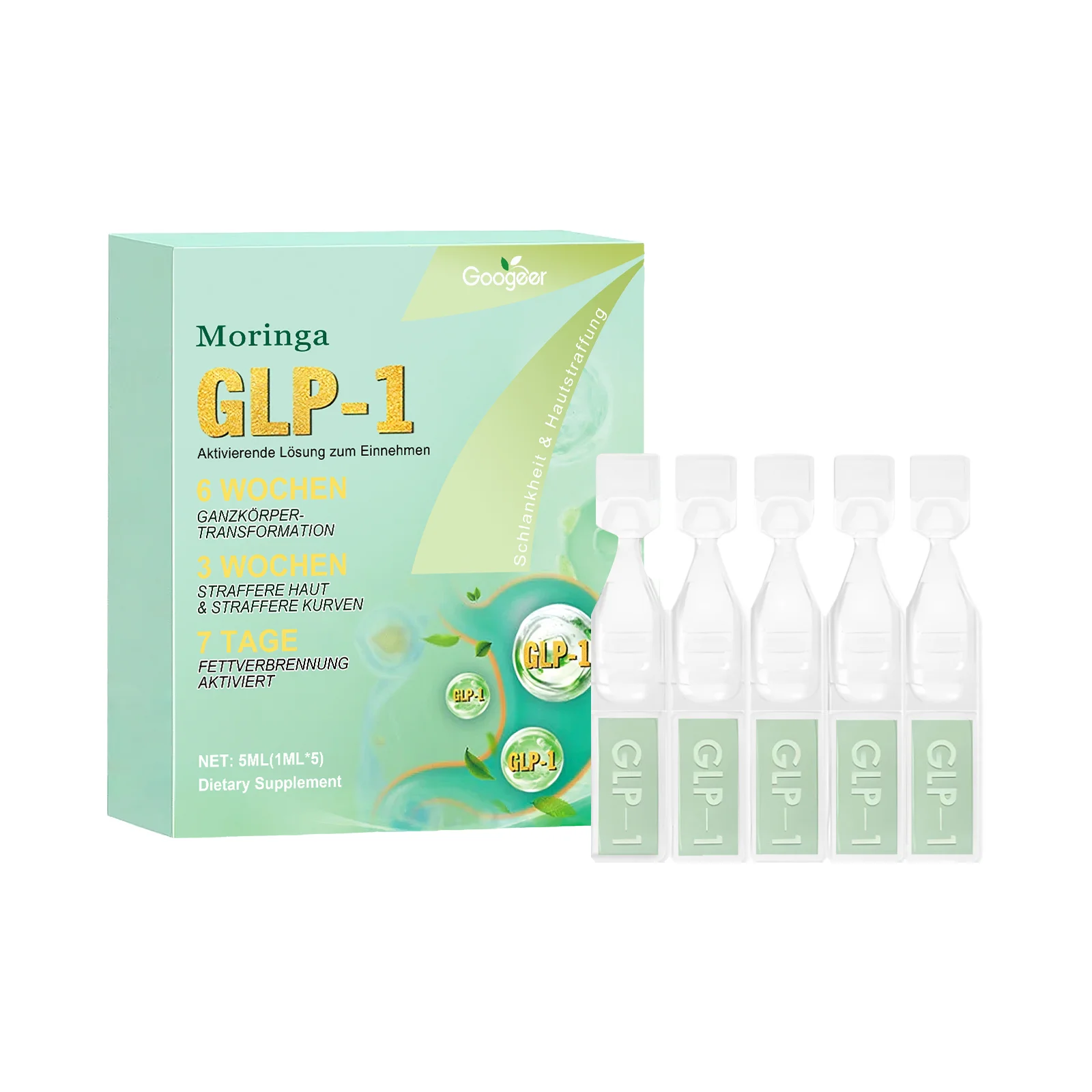 Googeer GLP-1 قطرات معززة للتخسيس، علاج الجسم