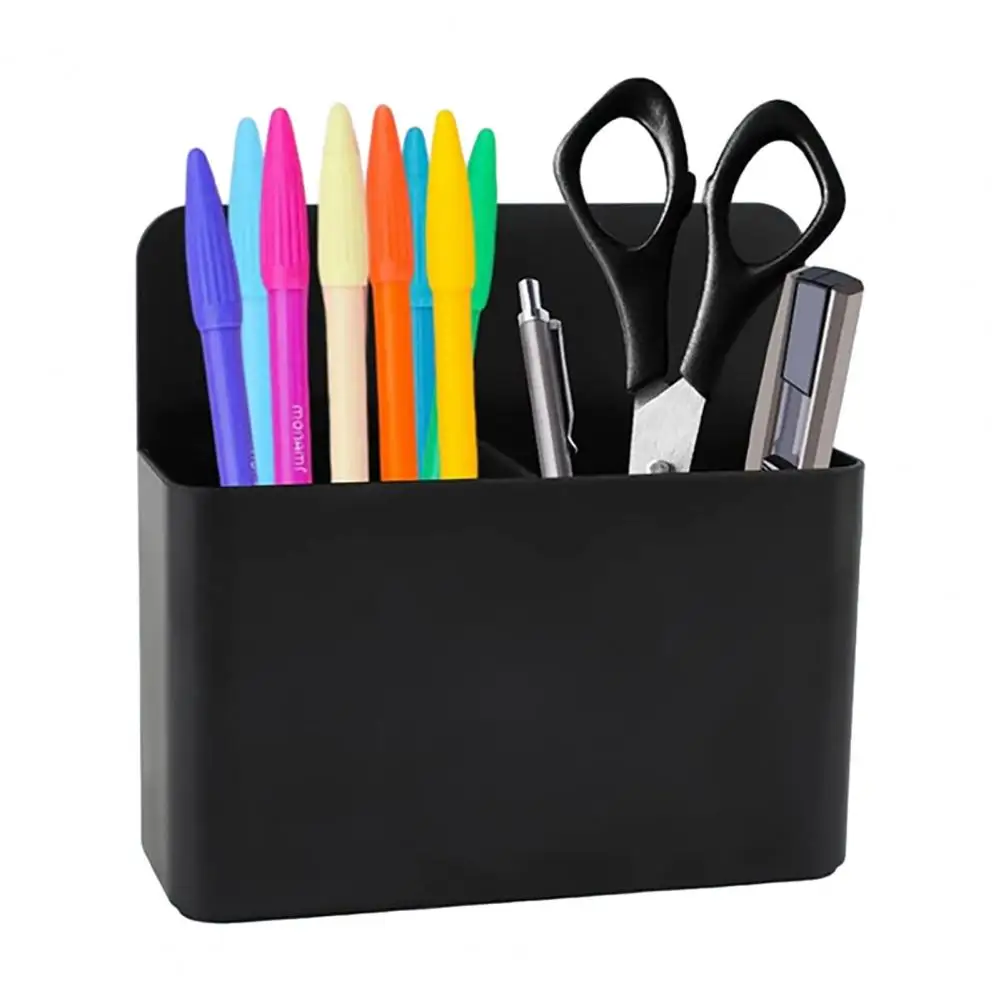 Магнитный контейнер для хранения, многофункциональный магнитный держатель для ручек, органайзер для салфеток для холодильника, офиса, школы, ручек для удобства