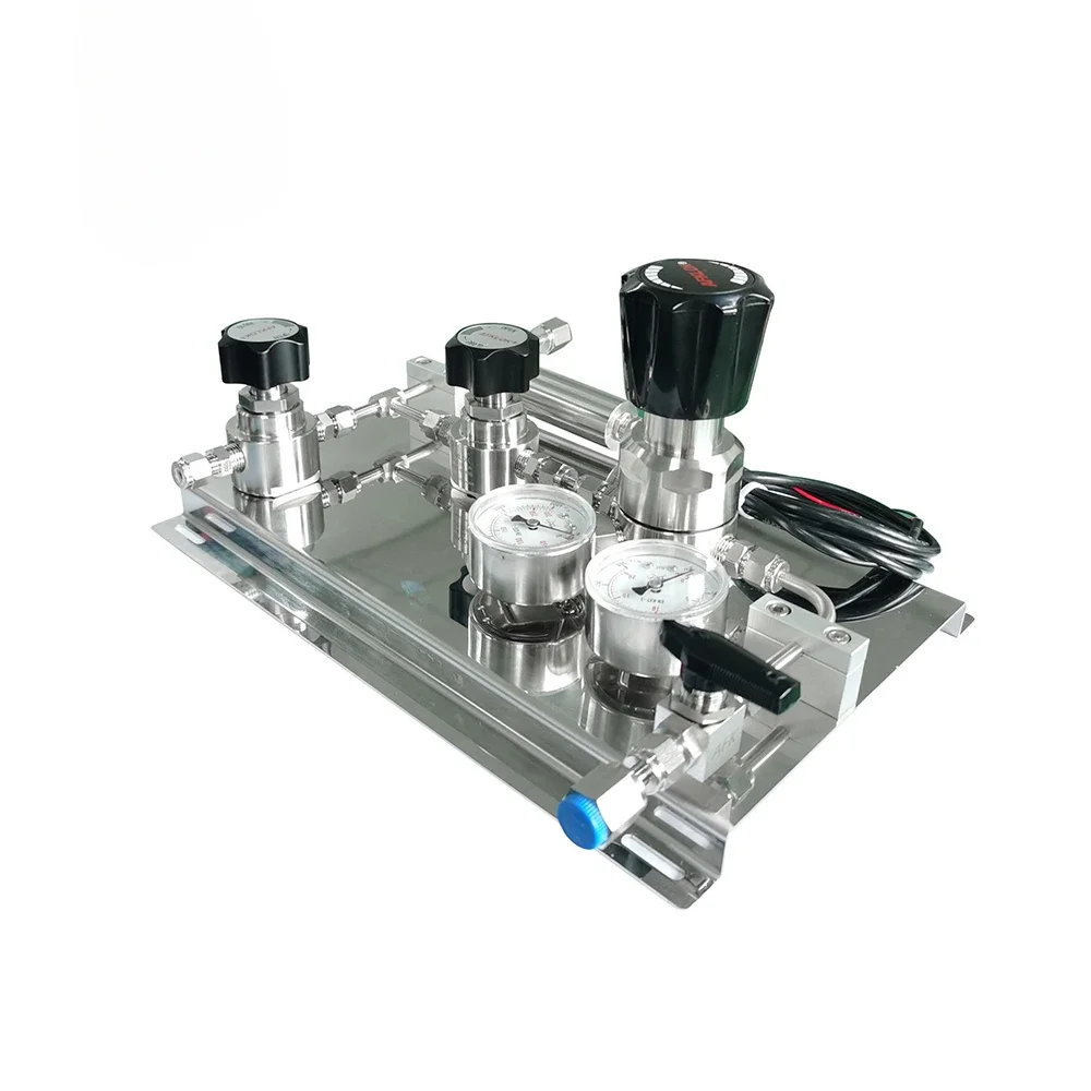 Painéis a gás manuais para argônio, 1"