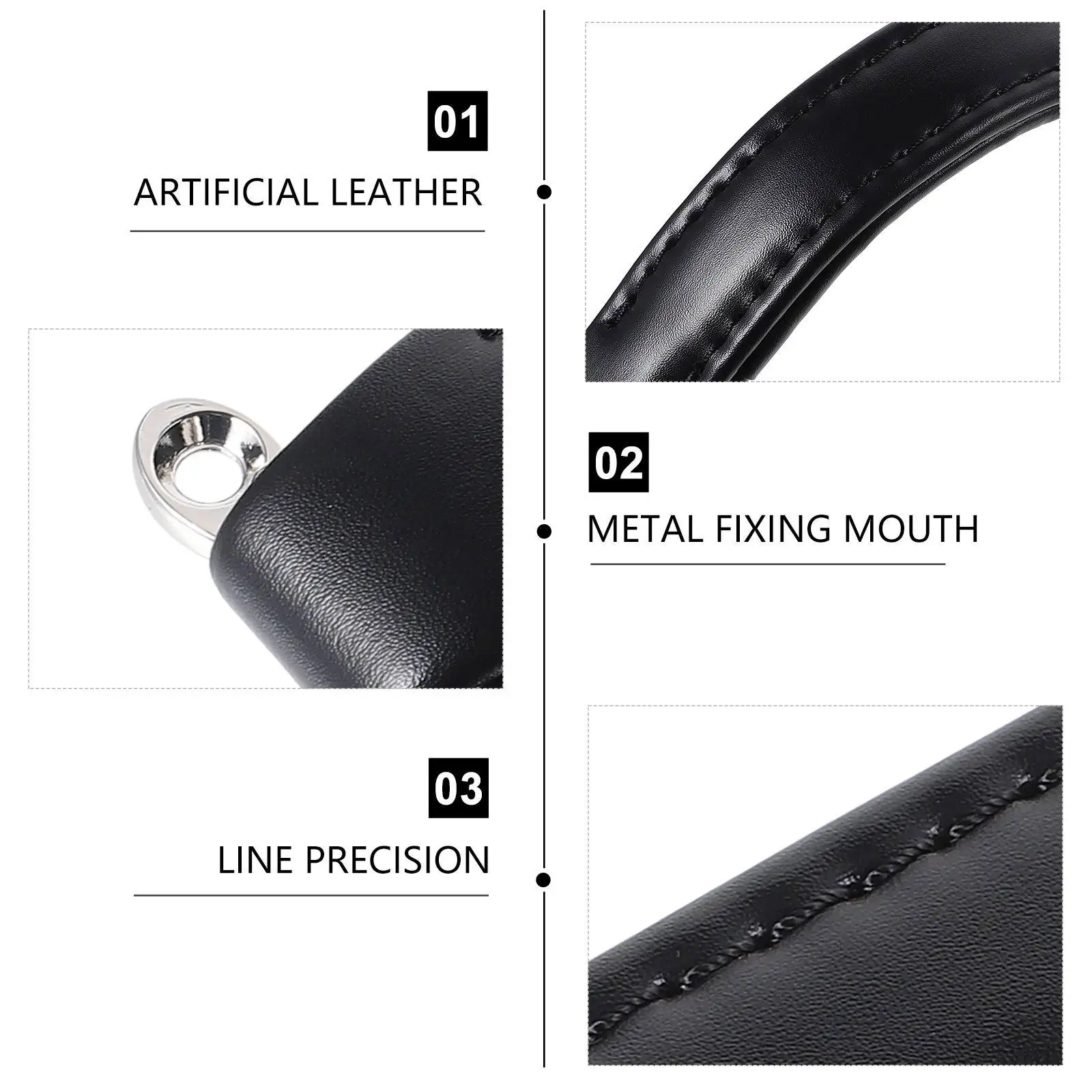 Artificial Amplifier Handle Strap Reinforced Steel Bars for Audio Amp Speaker Cabinet Lightweight Instrument Fittings
