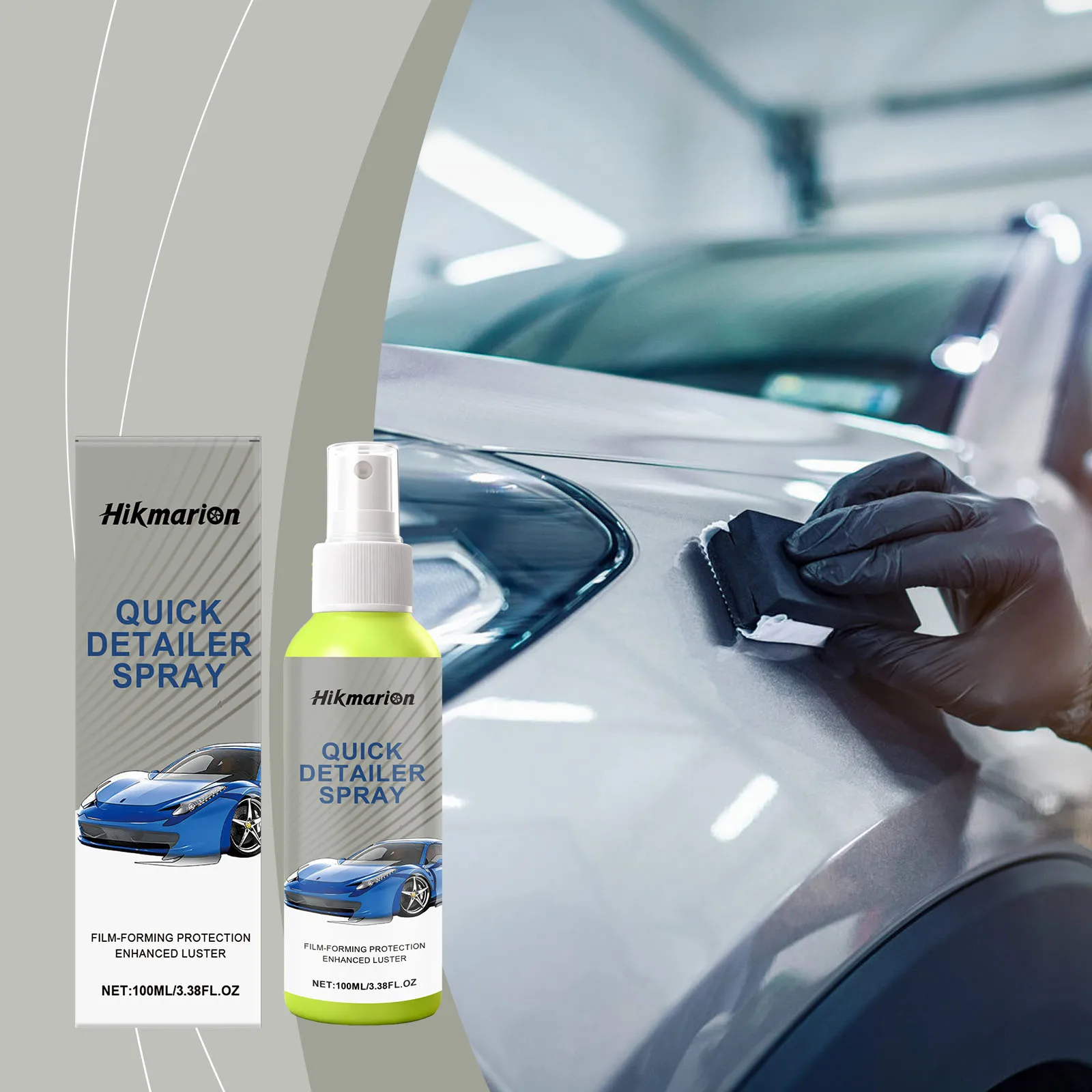 

Гидрофобное покрытие-спрей для автомобиля: защита от грязи, улучшение блеска, ежедневное восстановление краски, защита от царапин, улучшение видимости