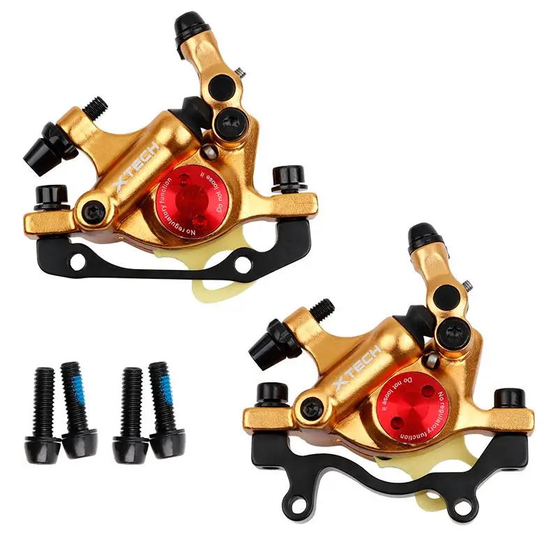 MTB Bicycle Brake Caliper Hydraulic Disc Brake for Mountain Bikes Cruisers Road Bikes Steel Material for BMX Riding