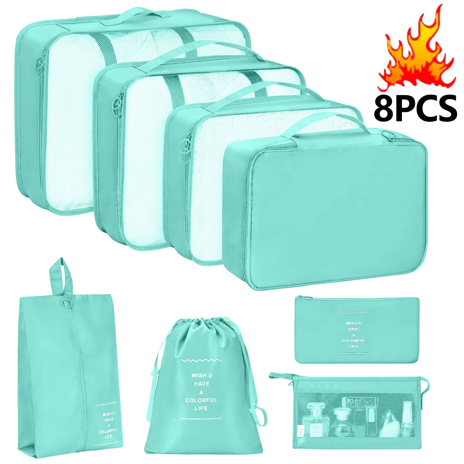 Generic 7-Piece Travel Organizer Packing Cube Set 7