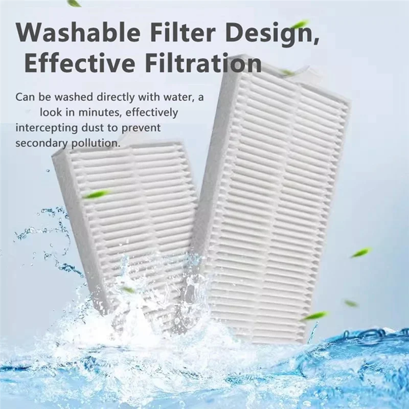 

B83B-для Midea V12 запасные части, аксессуары, расходные материалы, основная боковая щетка, фильтр Hepa, швабра, тканевый мешок для пыли