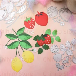 Metal Cutting Dies Fruit Lemon Strawberry dies  for Scrapbooking DIY Album Embossing Folder Paper Card Maker Templat